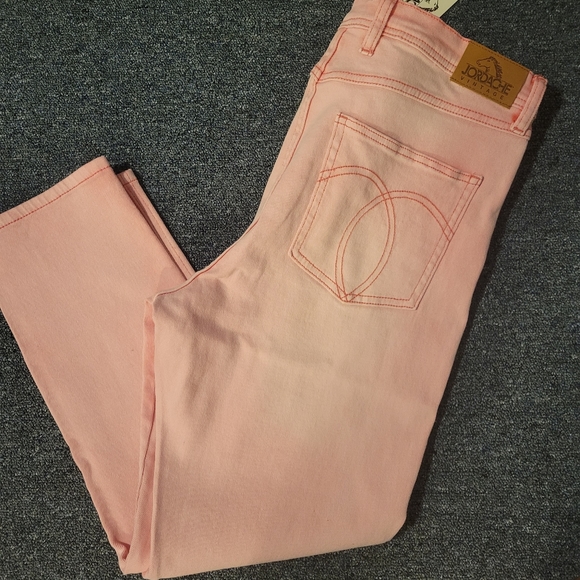 Jordache Pink High Rise Jeans. Sz.33 (16) - Picture 1 of 10